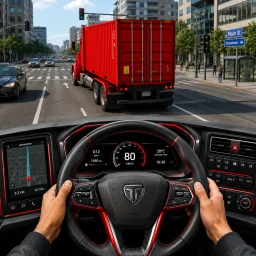 Real US Truck Driving Sim Game
