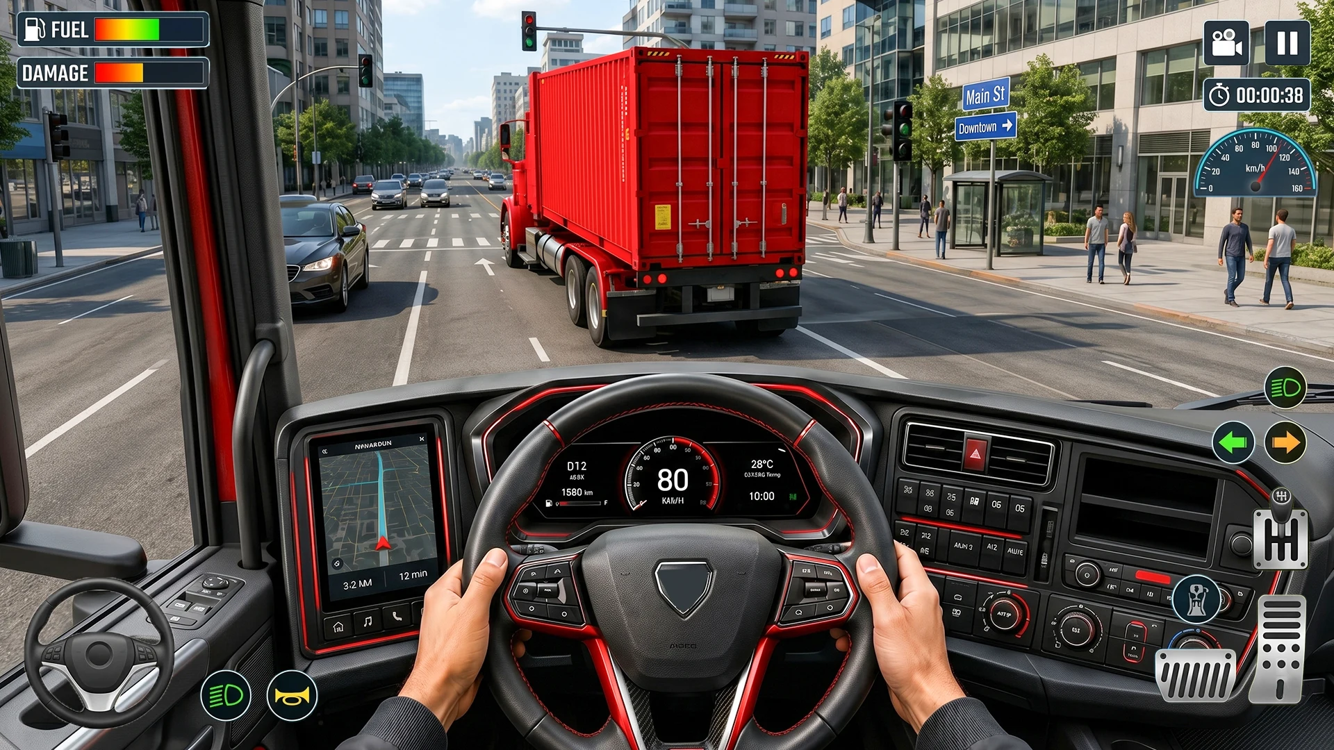 Real US Truck Driving Sim Game screenshot