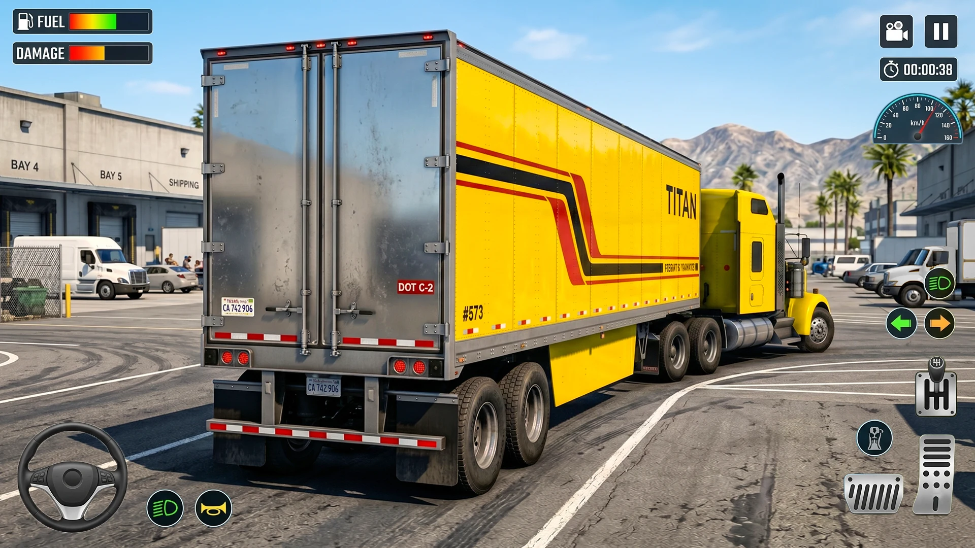 Real US Truck Driving Sim Game screenshot