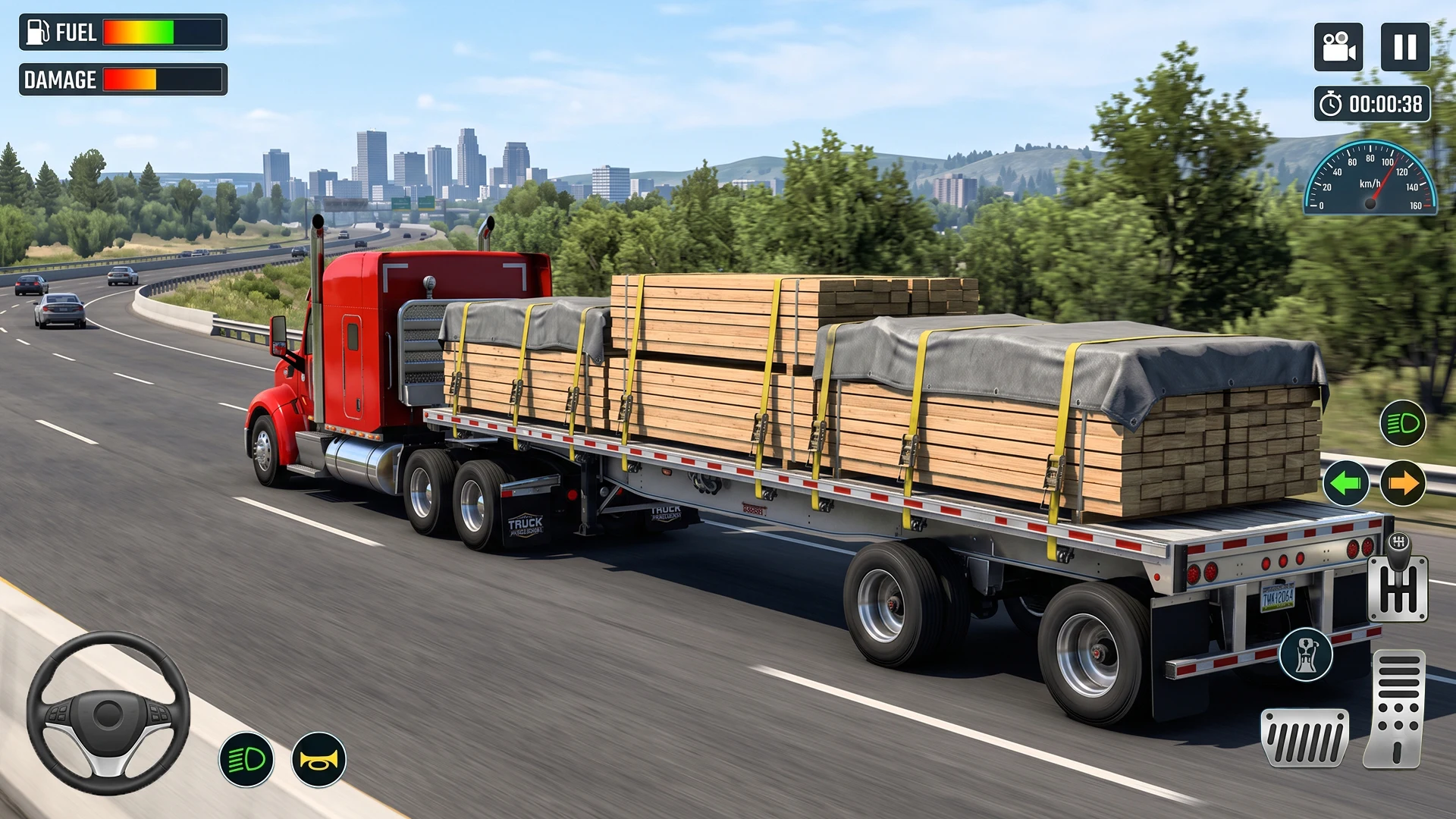 Real US Truck Driving Sim Game screenshot