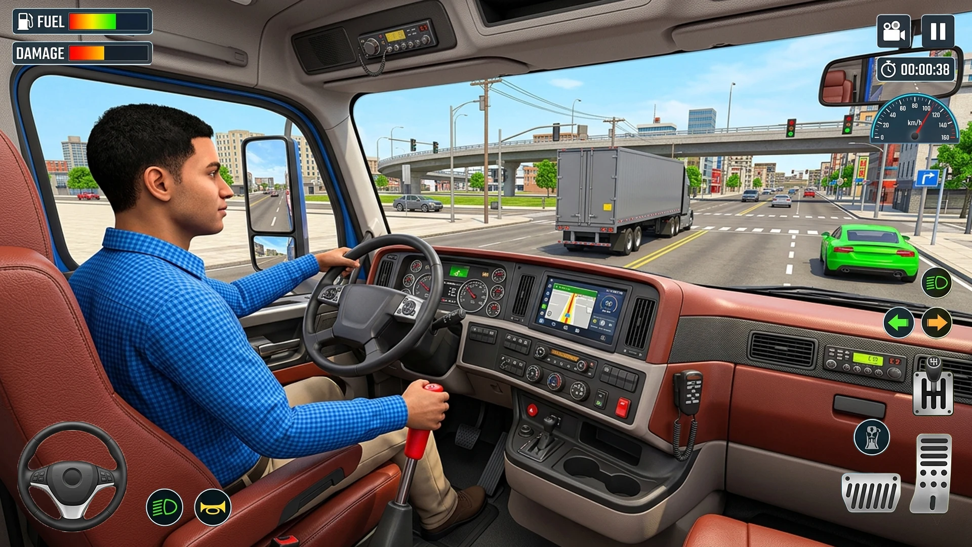 Real US Truck Driving Sim Game screenshot
