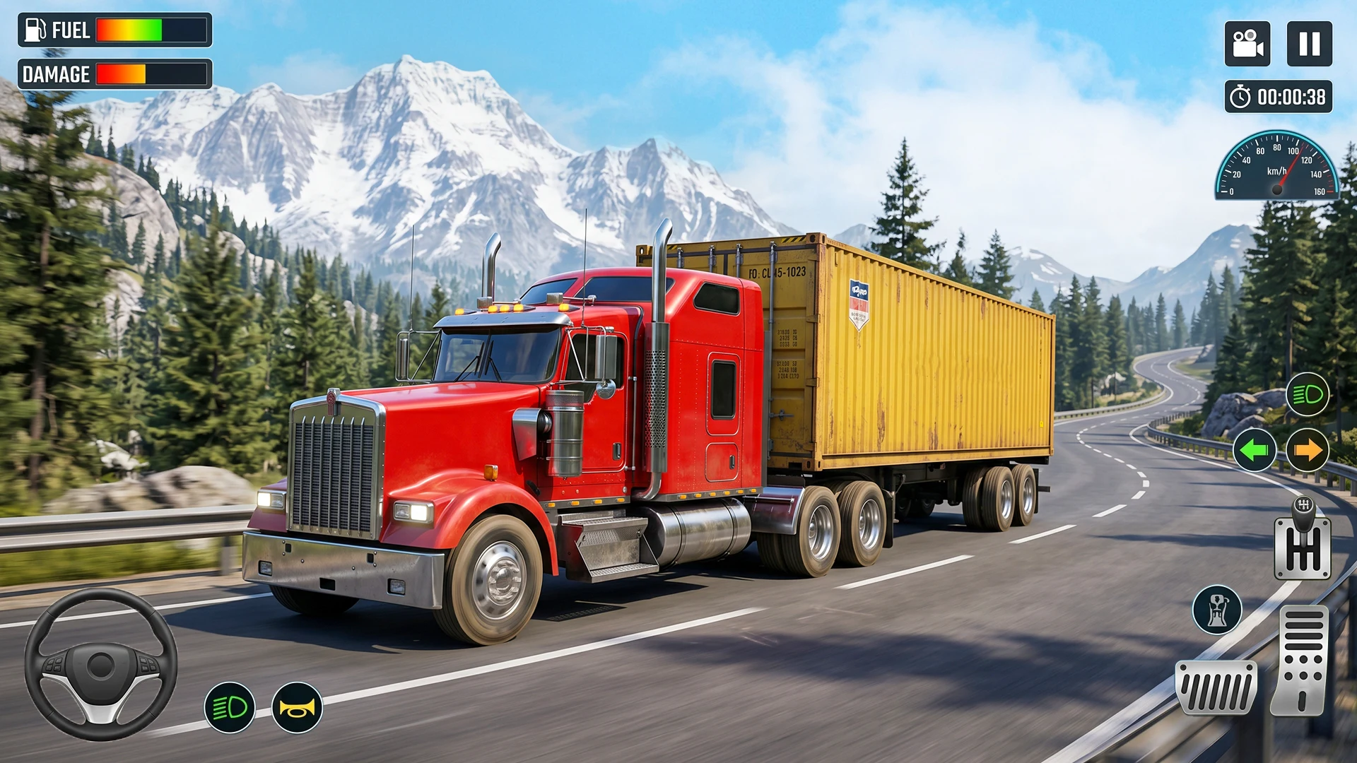 Real US Truck Driving Sim Game screenshot